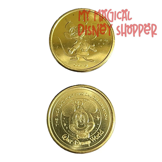 Timothy Mouse Walt Disney World 50th Gold Medallion - Dumbo