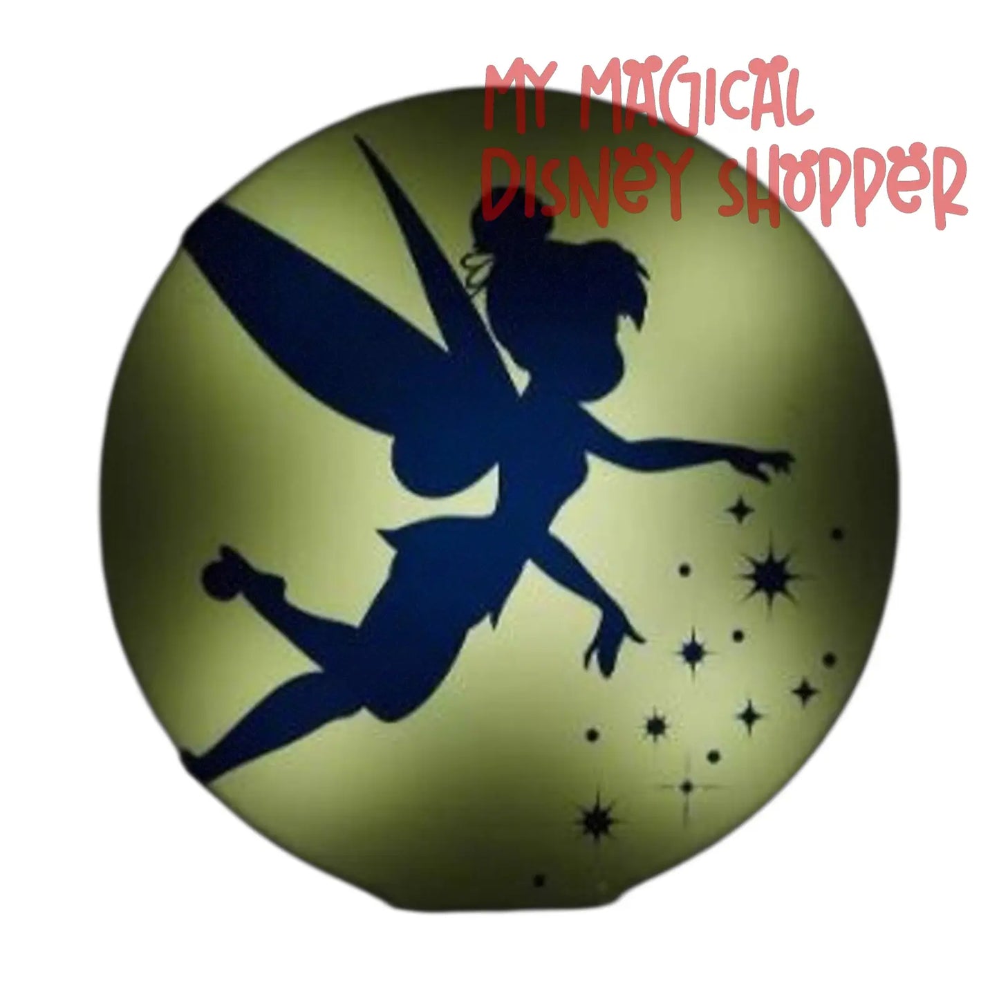 Tinker Bell 6" Round Battery Operated Light