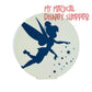 Tinker Bell 6" Round Battery Operated Light