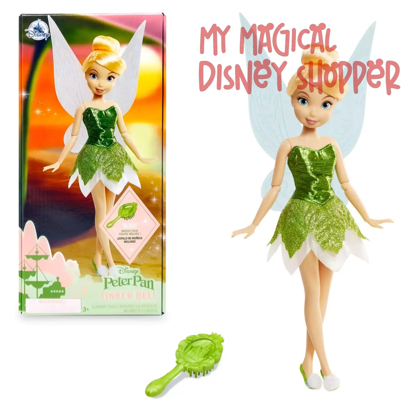 Tinker Bell Classic Doll – Peter Pan – 10''