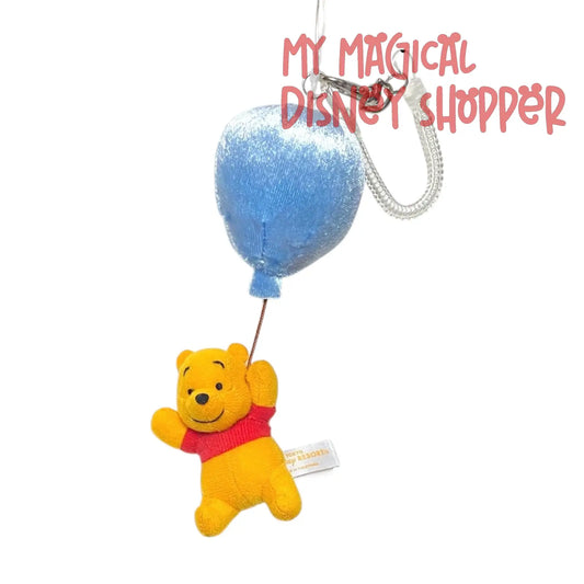 Tokyo Disney Resort Winnie the Pooh Balloon Plush Keychain