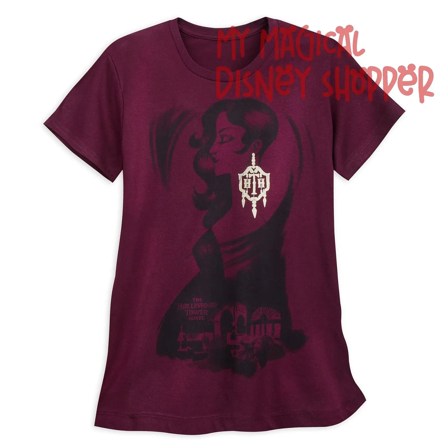 Tower Of Terror Lady Disney Women's Shirt