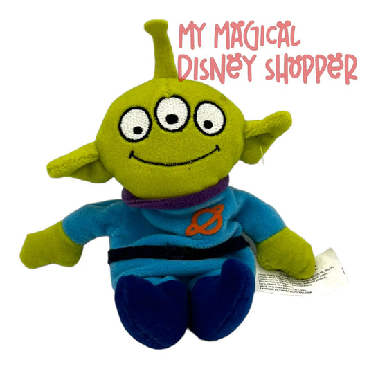 Toy Story Alien Plush Mini Bean Bag Little Green Man - Vintage