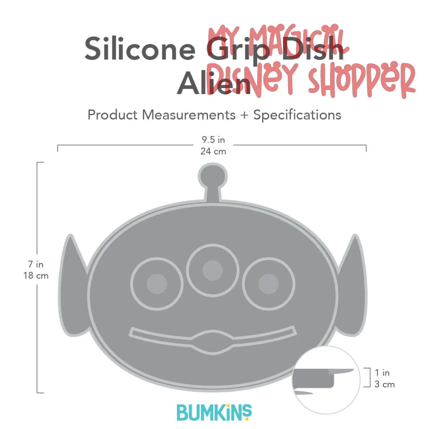 Toy Story Alien Silicone Grip Dish