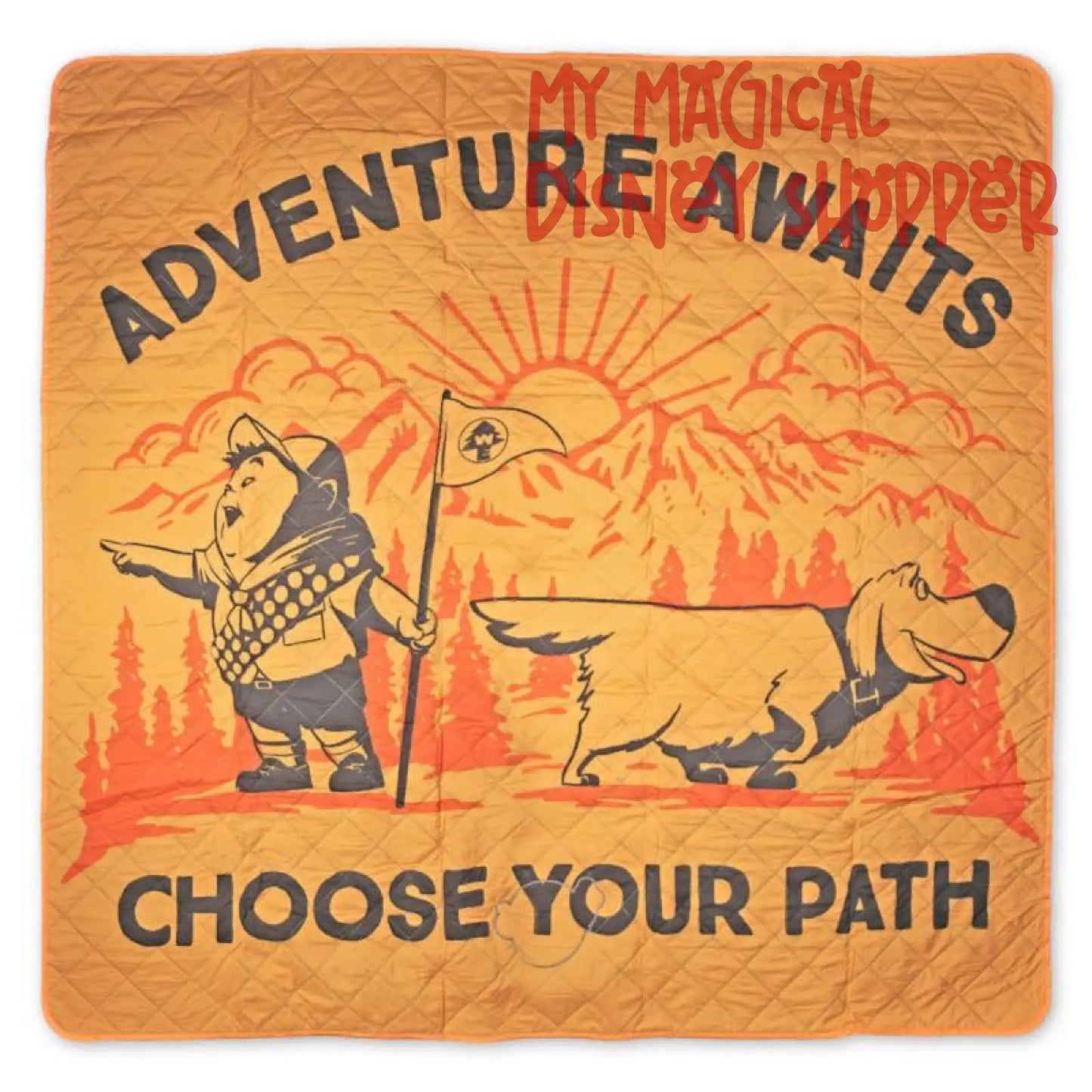 Travel Blanket Up Wilderness Explorer Fleece