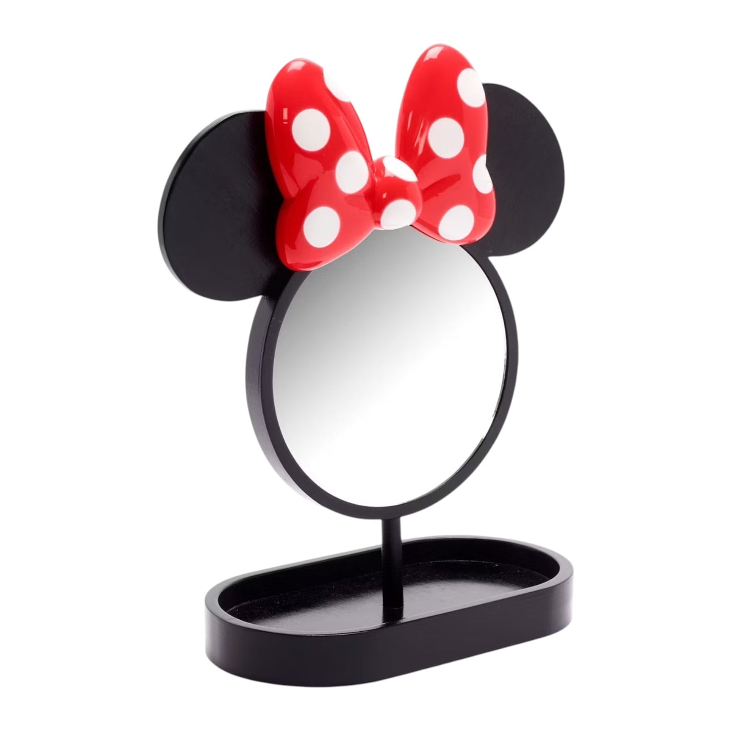 Minnie Mouse Icon Standing Mirror with Tray 🎀✨
