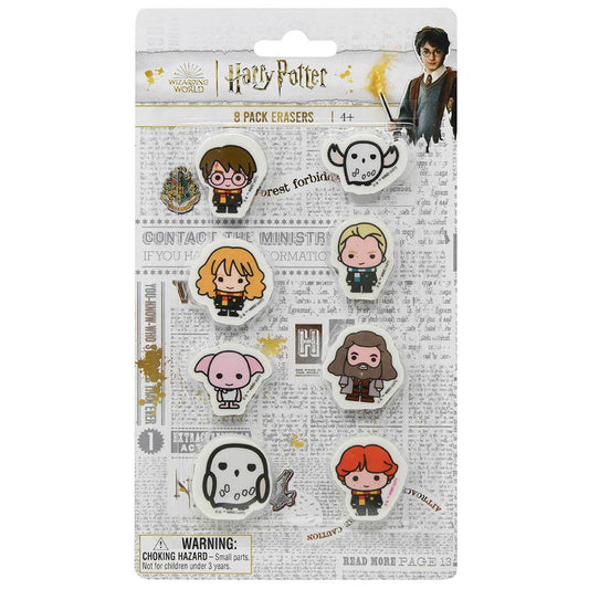 Harry Potter Erasers - 8 Count