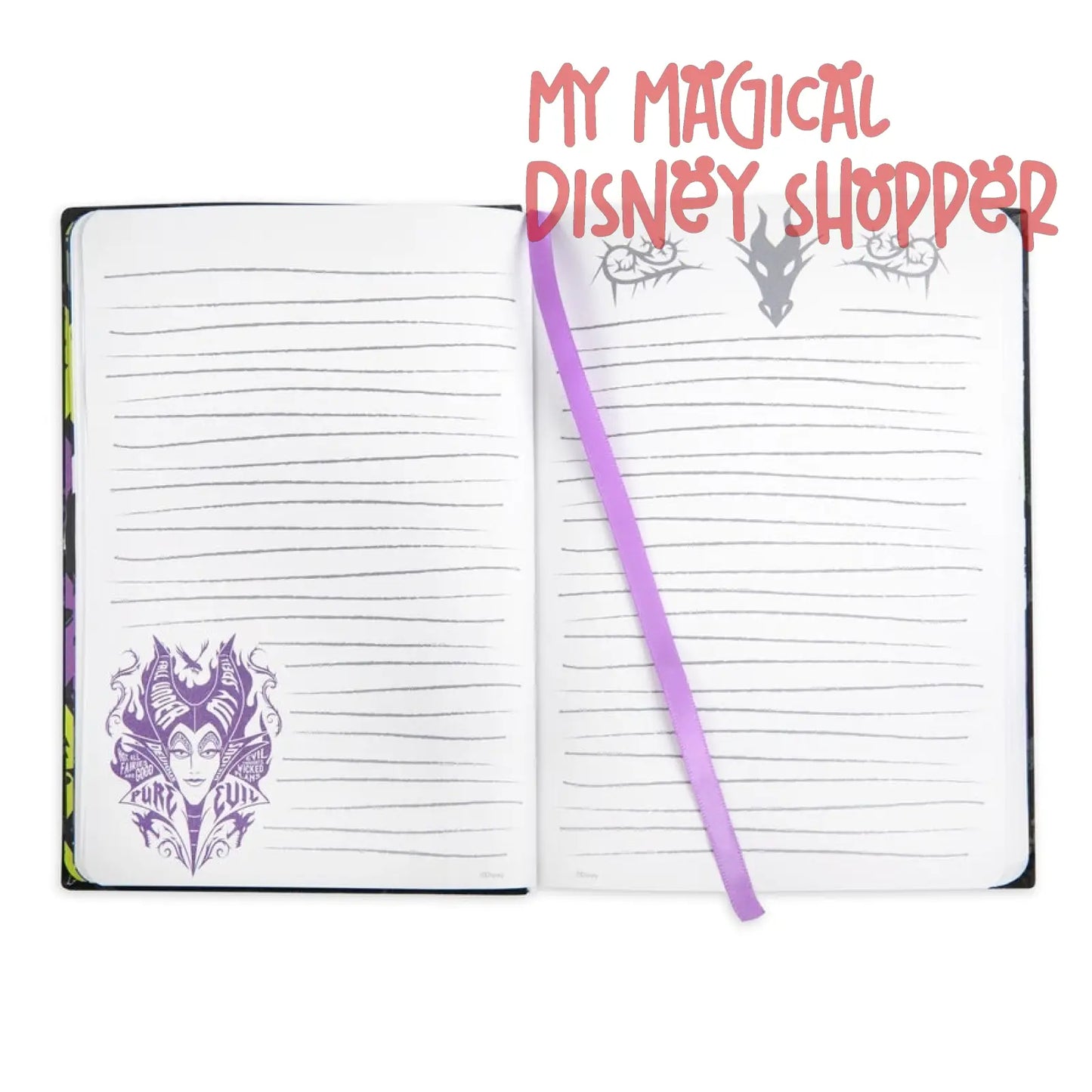 Up to No Good Disney Villains Journal - Evil Queen, Maleficent, Dr. Facilier, Ursula & Hades