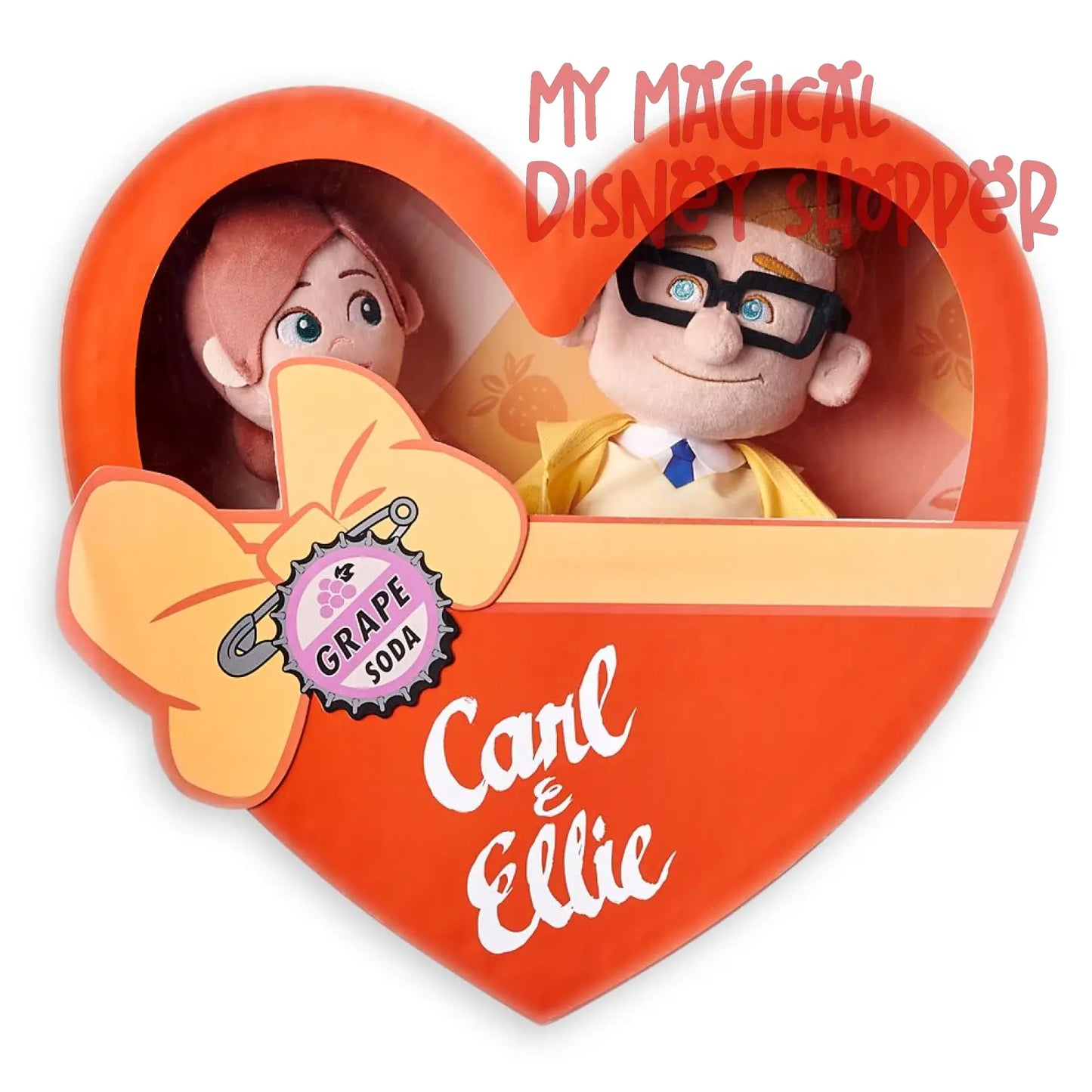 Valentine's Day Carl And Ellie From Up Disney Plush Set