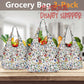 Very Merry Christmas Mouse 3 Pack of Grocery Bags