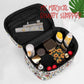 Very Merry Christmas Mouse  All-Over Print Leather Cosmetic Bag