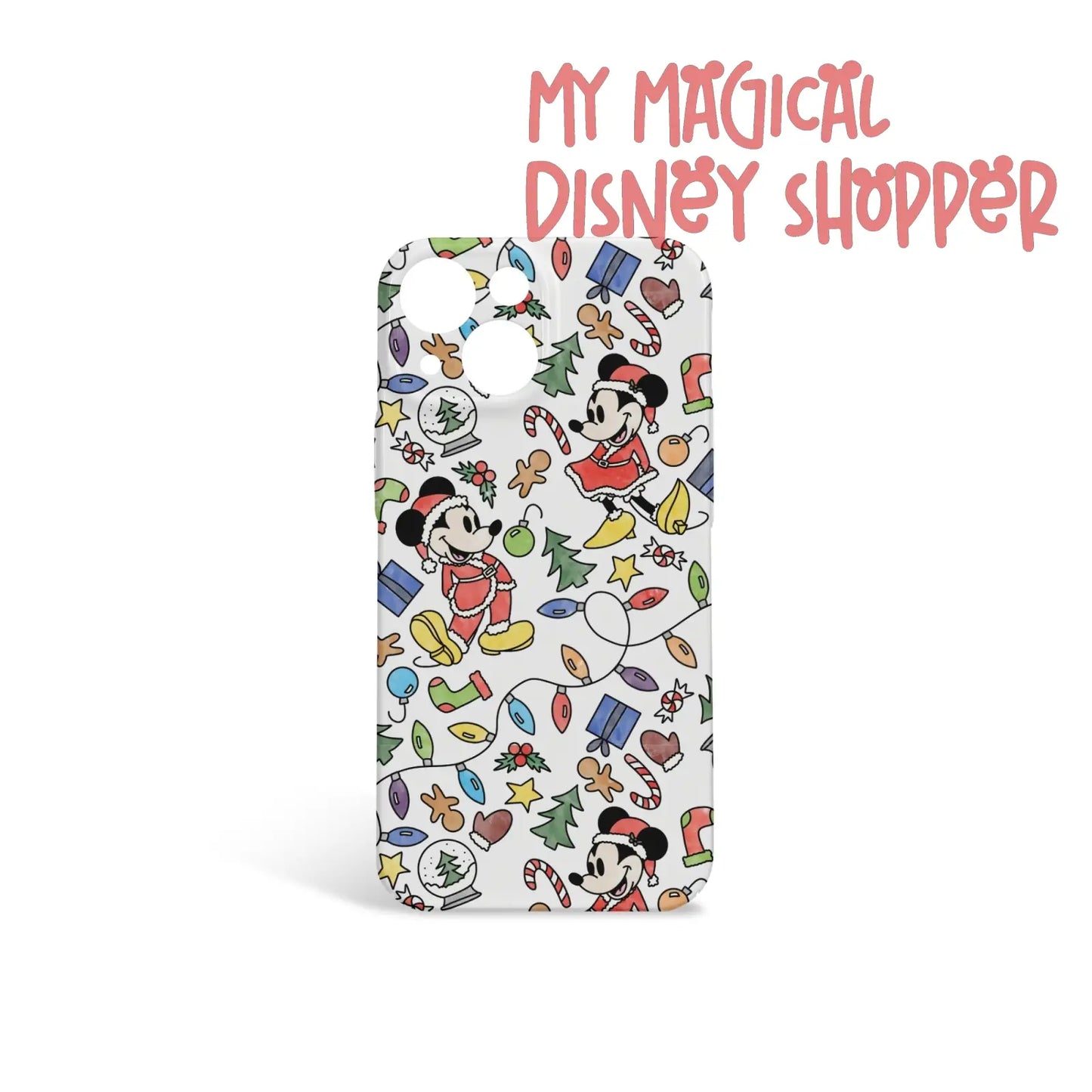 Very Merry Christmas Mouse iPhone 13 Mini Phone Case