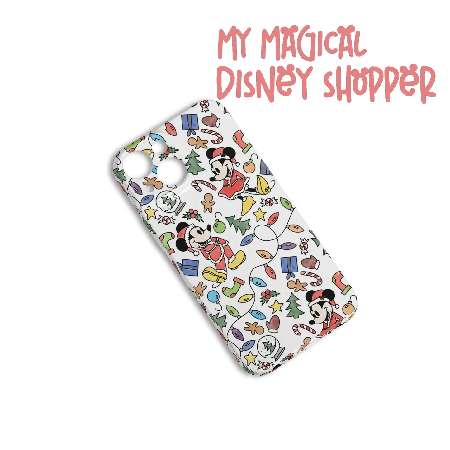 Very Merry Christmas Mouse iPhone 13 Mini Phone Case