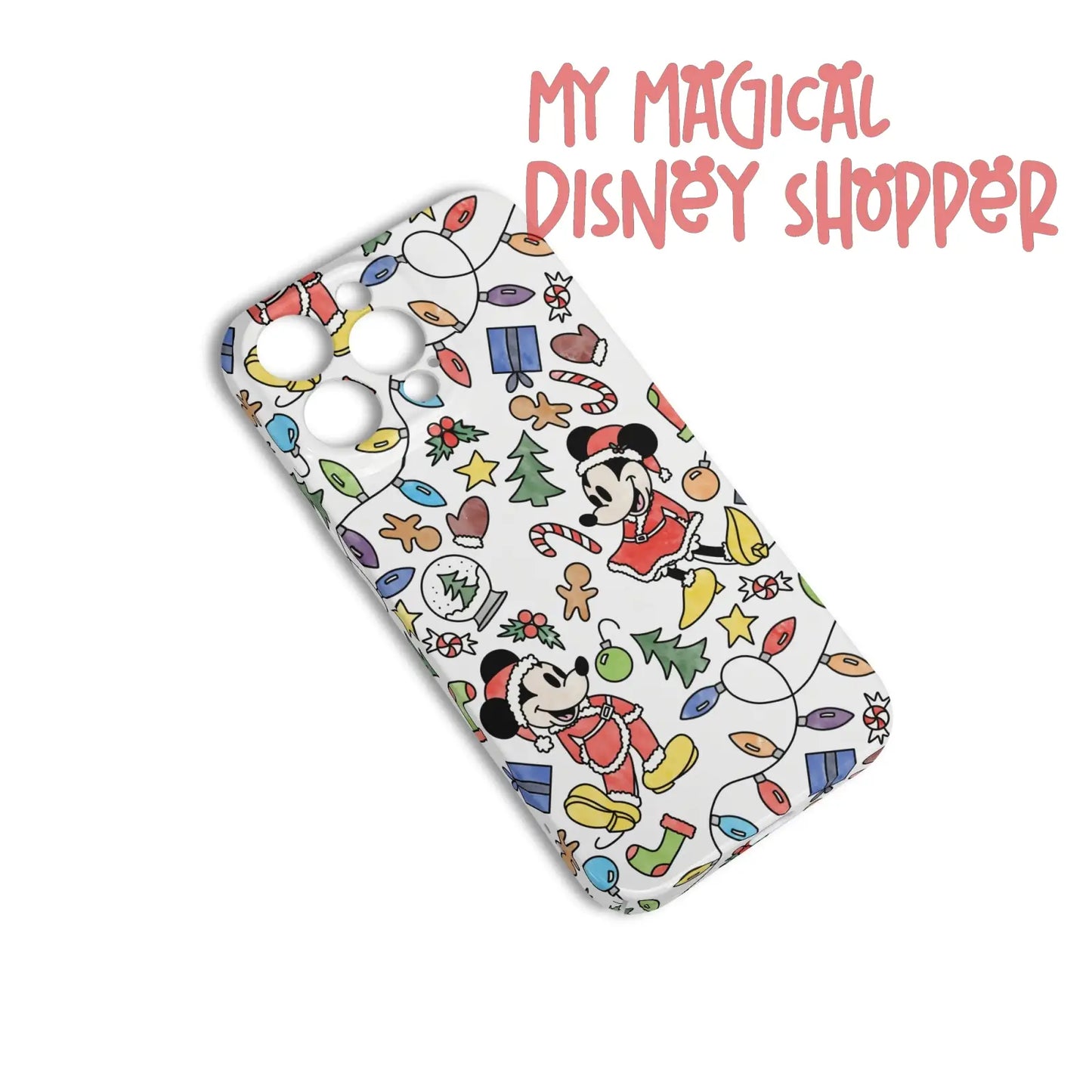 Very Merry Christmas Mouse iPhone 14 Pro Phone Case