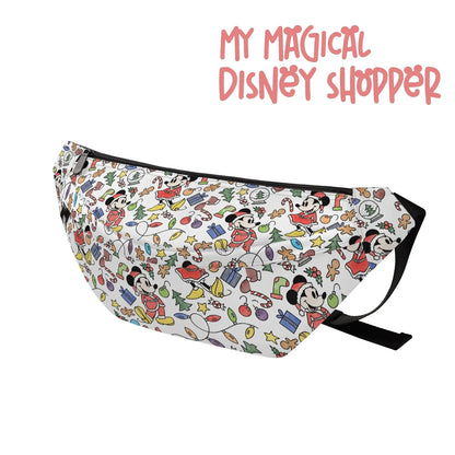 Very Merry Christmas Mouse Large Sling Bag