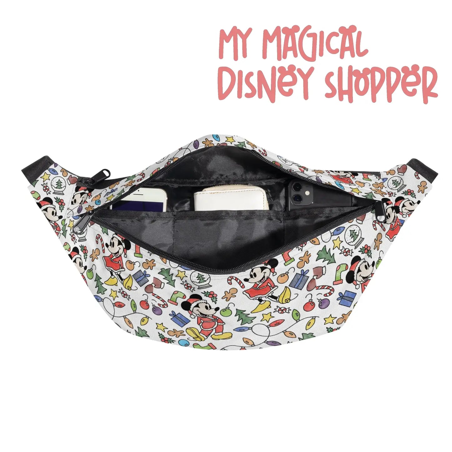 Very Merry Christmas Mouse Large Sling Bag