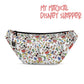 Very Merry Christmas Mouse Large Sling Bag
