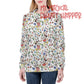 Very Merry Christmas Mouse Womens All Over Print Crew Neck Streetwear Sweatshirt