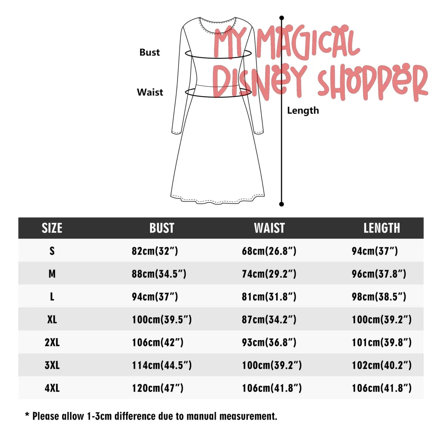 Very Merry Christmas Mouse Womens Round Neck Long Sleeve Ruffle Dress