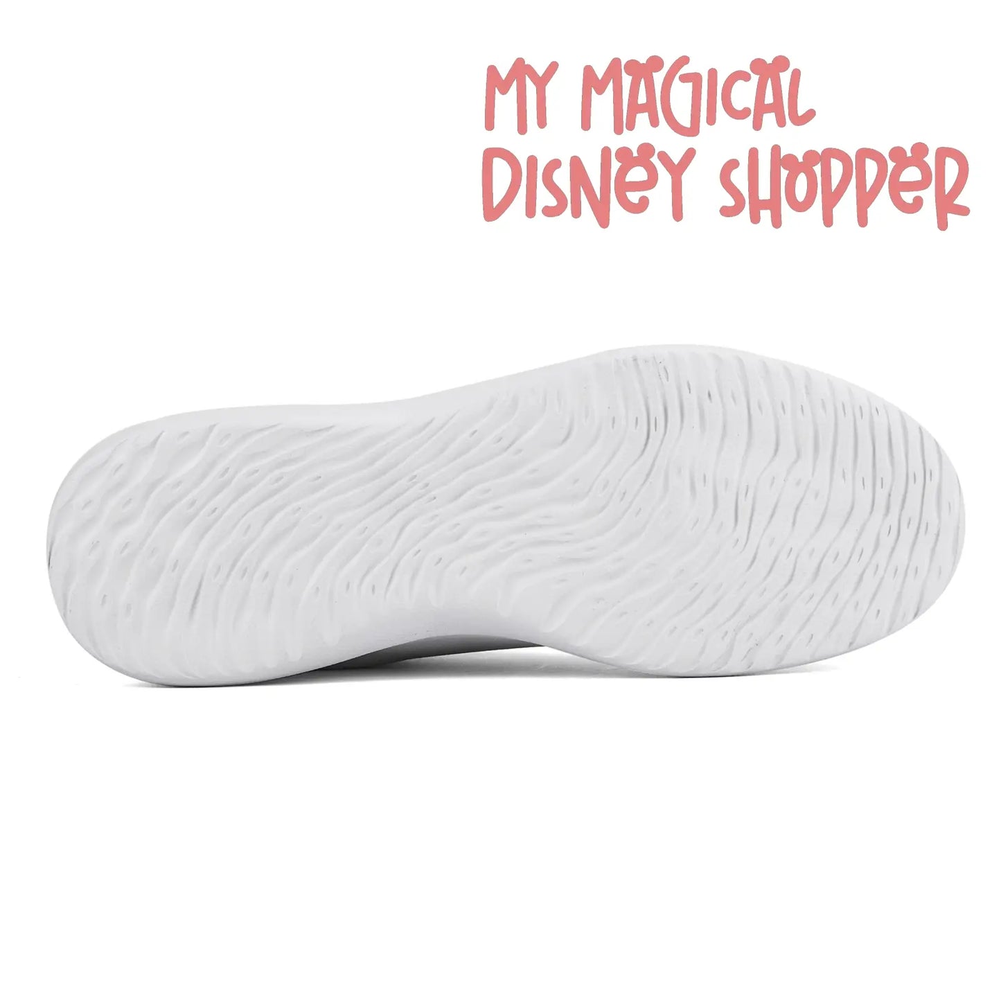 Very Merry Christmas Party Mouse Adults Soft EVA & Jersey Fleece Fabric for Flat Tennis Shoes Athletic Shoes