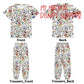 Very Merry Christmas Party Mouse Childrens Sleepwear Short Sleeve Shirt and Long Pants Set