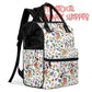 Very Merry Christmas Party Mouse Diaper and Nursing Backpack Bag