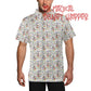 Very Merry Christmas Party Mouse  Mens Button Up Short Sleeve Golf Casual Business Polo Shirts