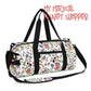 Very Merry Christmas Party Mouse Sports Luggage Bag Gym Duffle Bag