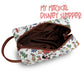 Very Merry Christmas Party Mouse Travel PU Leather Toiletry and Makeup Cometic Organizer Bag