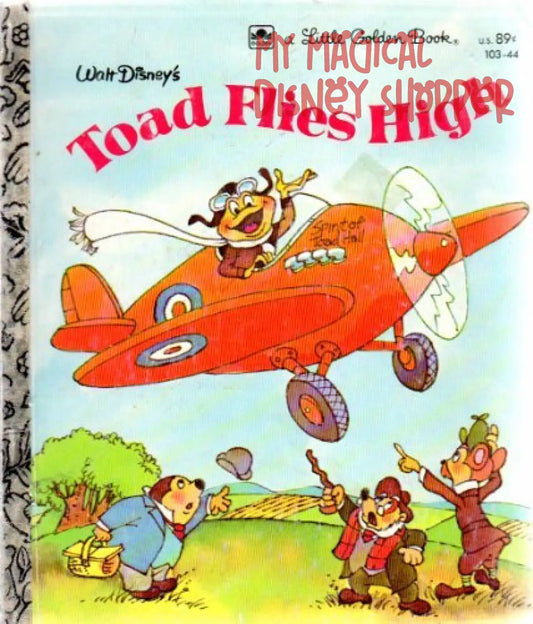 Toad Flies High - Vintage Little Golden Books