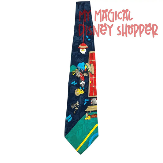 Vintage Mickey Unlimited Goofy Basketball Novelty Tie
