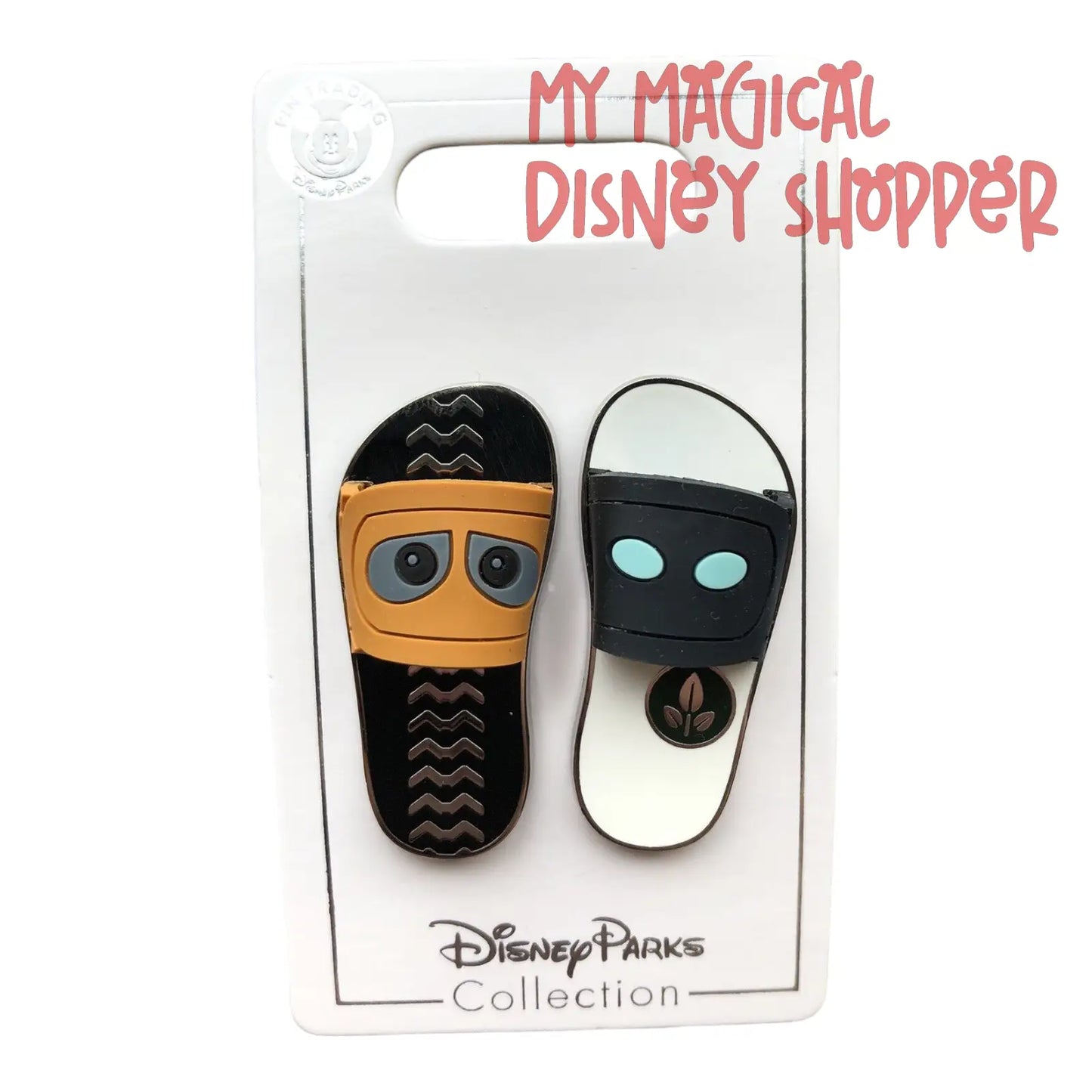 Wall-E and Eve Flip Flop Pin Set
