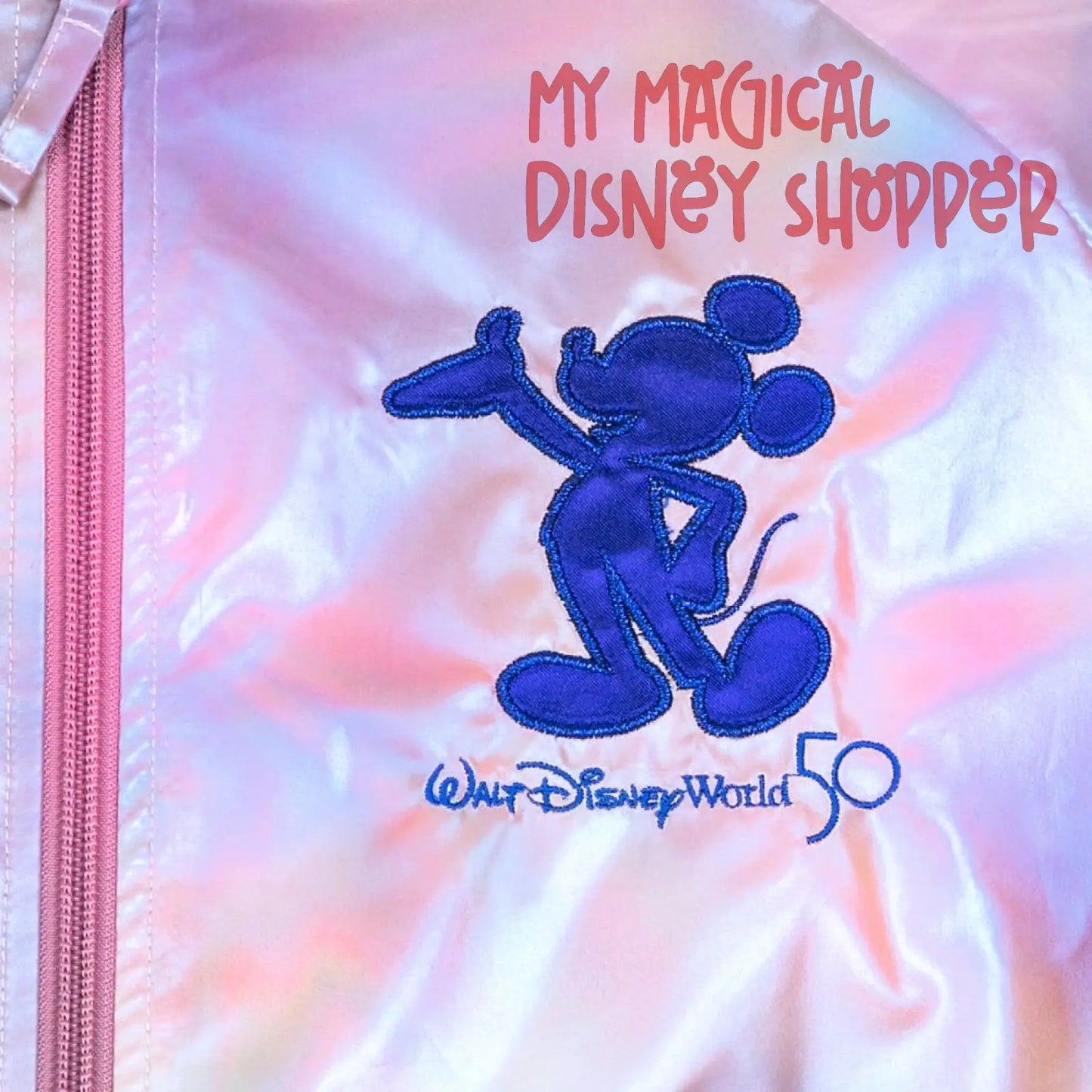 Walt Disney World 50 Mickey Mouse EARidescent Varsity Kids Jacket Kids