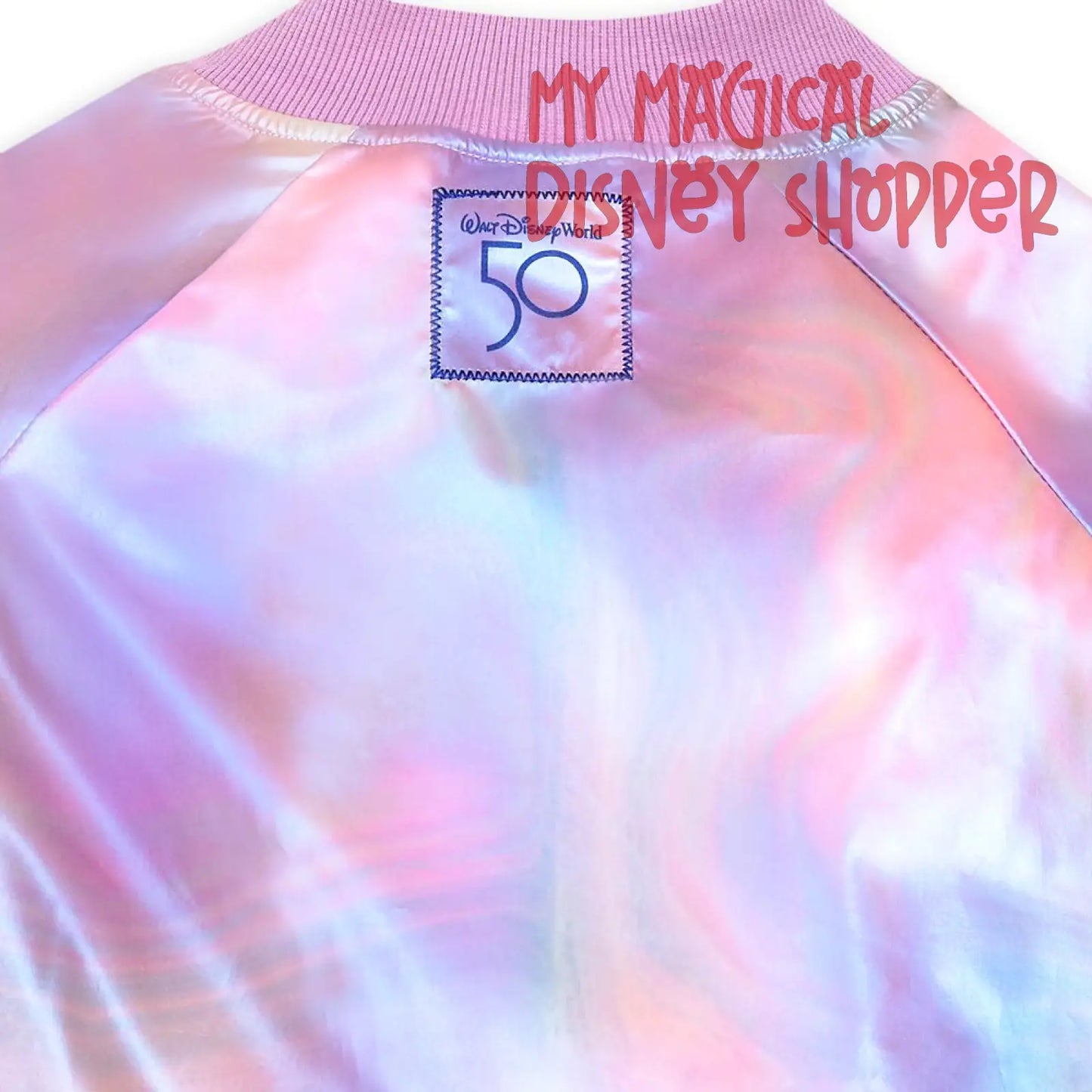 Walt Disney World 50 Mickey Mouse EARidescent Varsity Kids Jacket Kids
