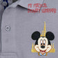 Walt Disney World 50th Anniversary Embroidered Mickey Castle Polo - Size Adult Large