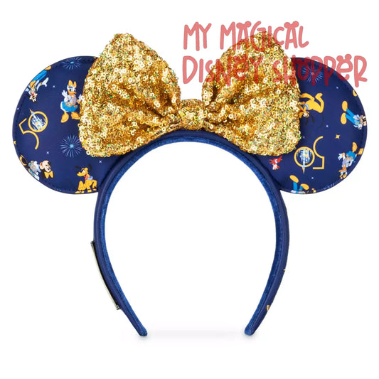 Walt Disney World 50th Anniversary Minnie Mouse Headband by Loungefly