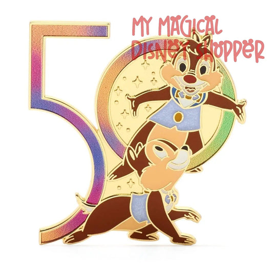 Walt Disney World Chip 'n' Dale 50th Anniversary Pin