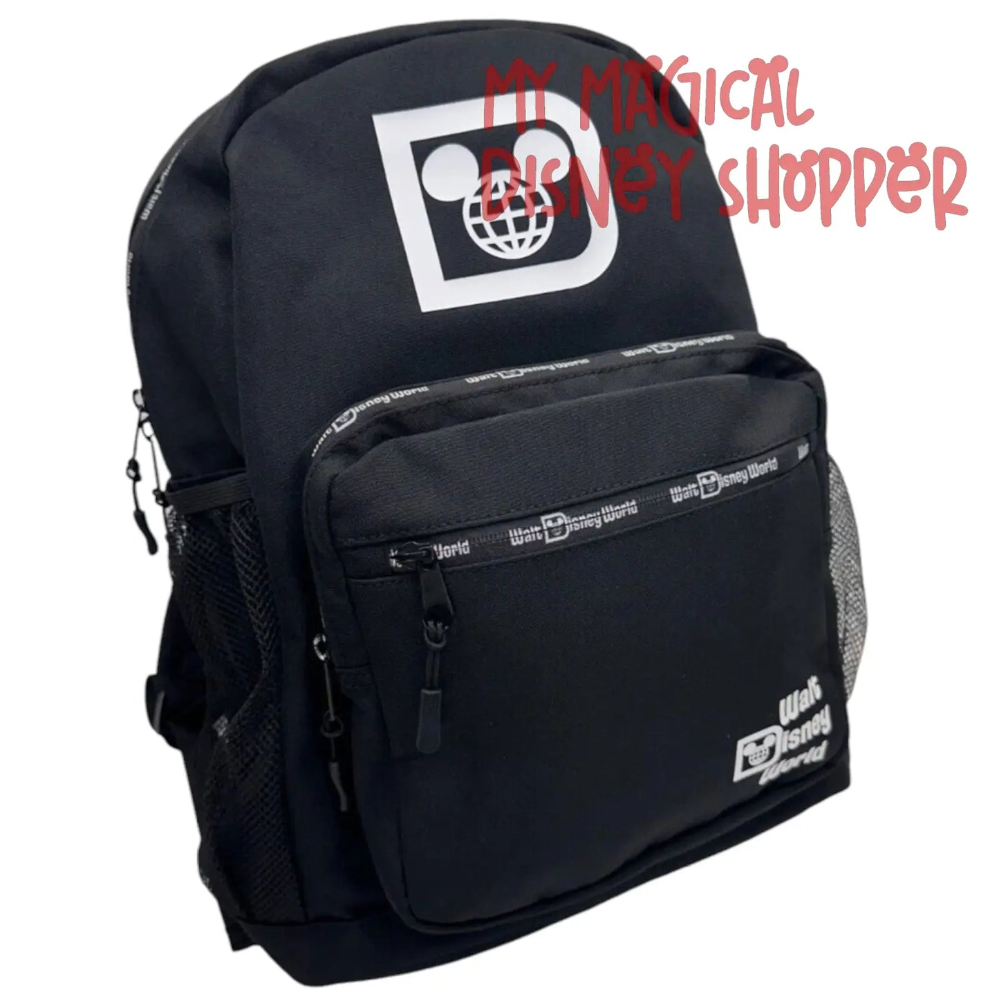 Walt Disney World Logo - Black Disney Backpack