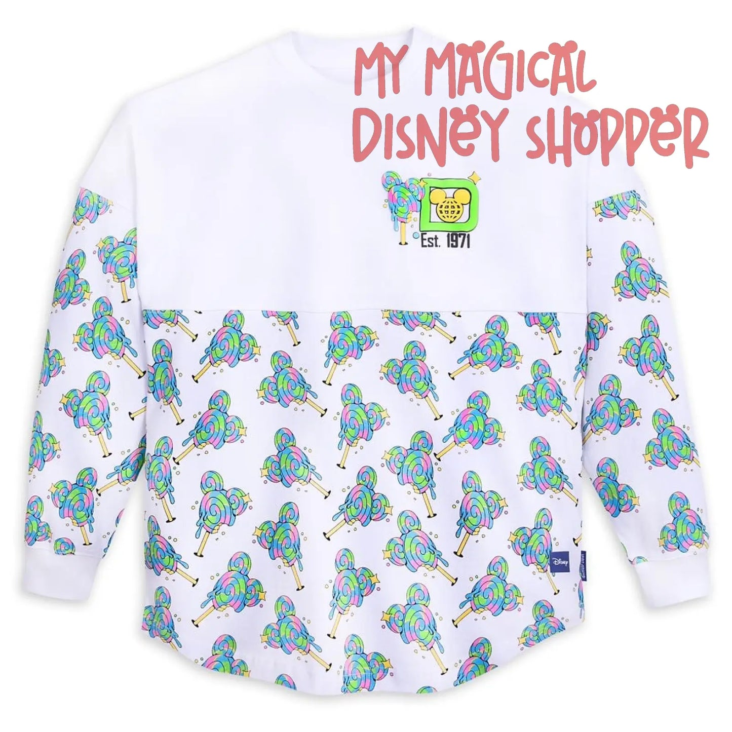Walt Disney World Lollipop Disney Adult Spirit Jersey - Adult Unisex XL