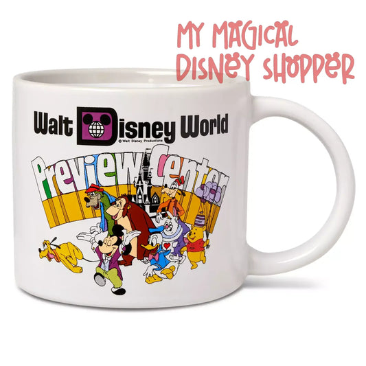Walt Disney World Mickey And Friends Preview Center 50th Anniversary Mug