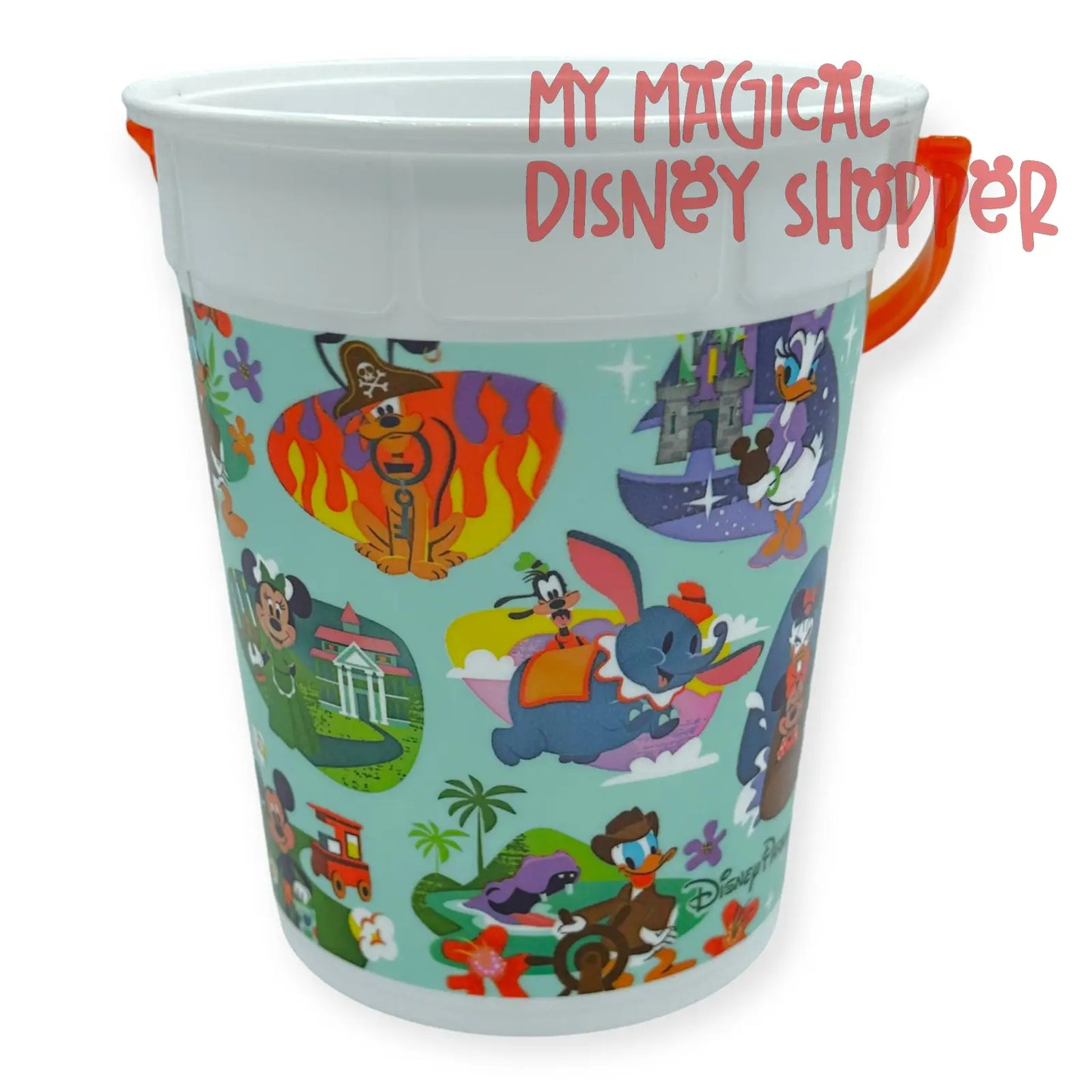 Walt Disney World Park Attractions Popcorn Bucket - No Lid