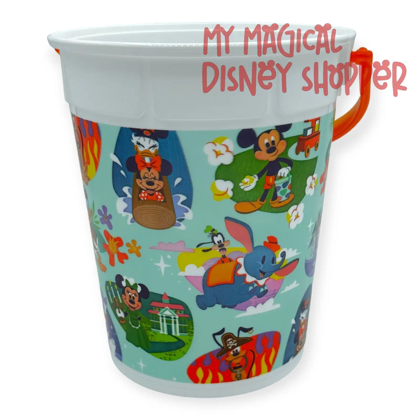 Walt Disney World Park Attractions Popcorn Bucket - No Lid