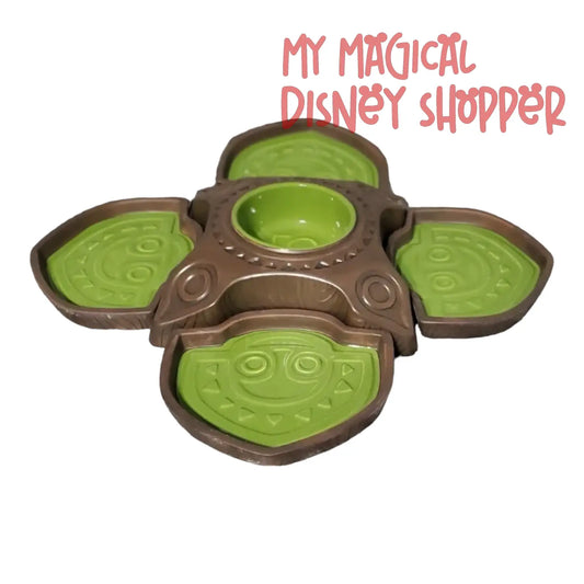 Walt Disney World Polynesian 50th Serving Chip Dip Set