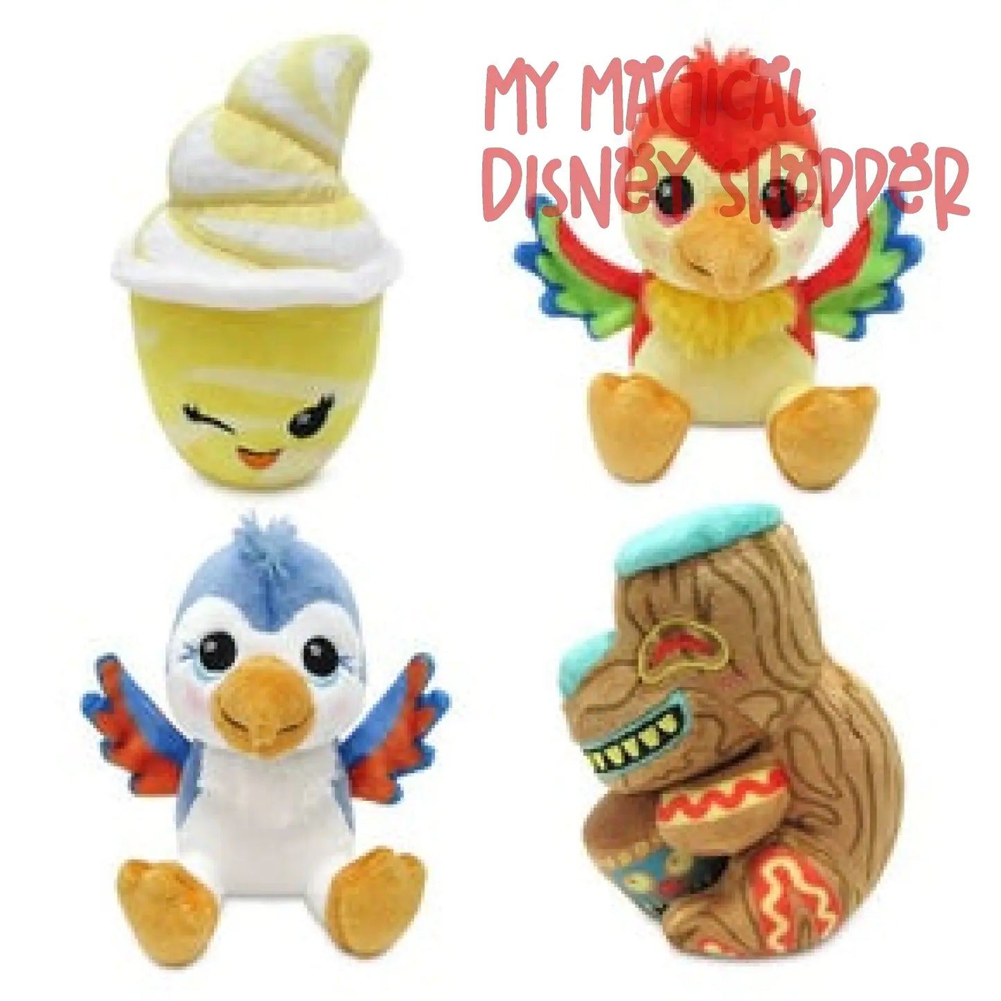 Walt Disney's Enchanted Tiki Room Wishables Plush Mystery Blind Bag - Unopened Bag