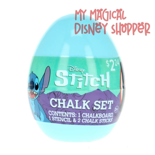 Way to Celebrate Stitch Chalk Set Activity Plastic Egg