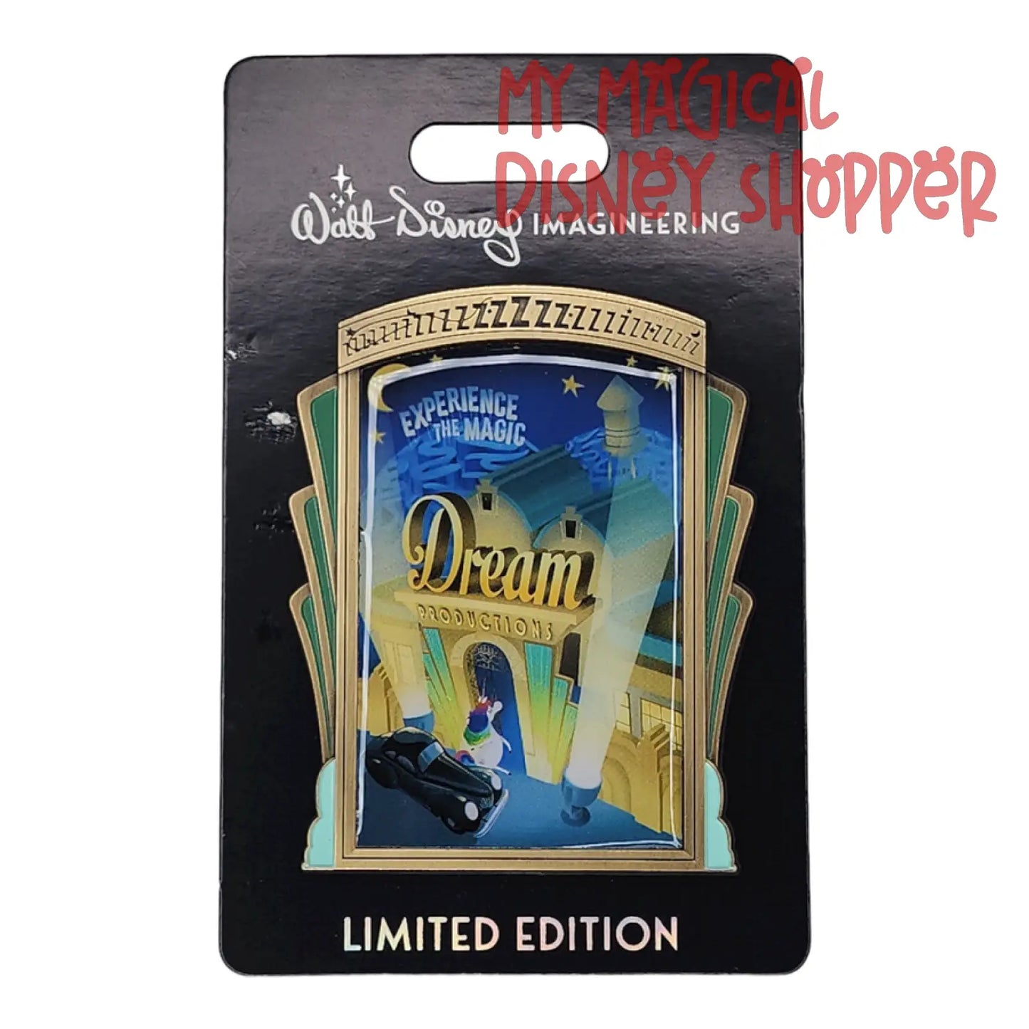 WDI Mickey of Glendale Inside Out Dream Productions Poster Pin - Limited Edition 250 - D23 Expo 2022