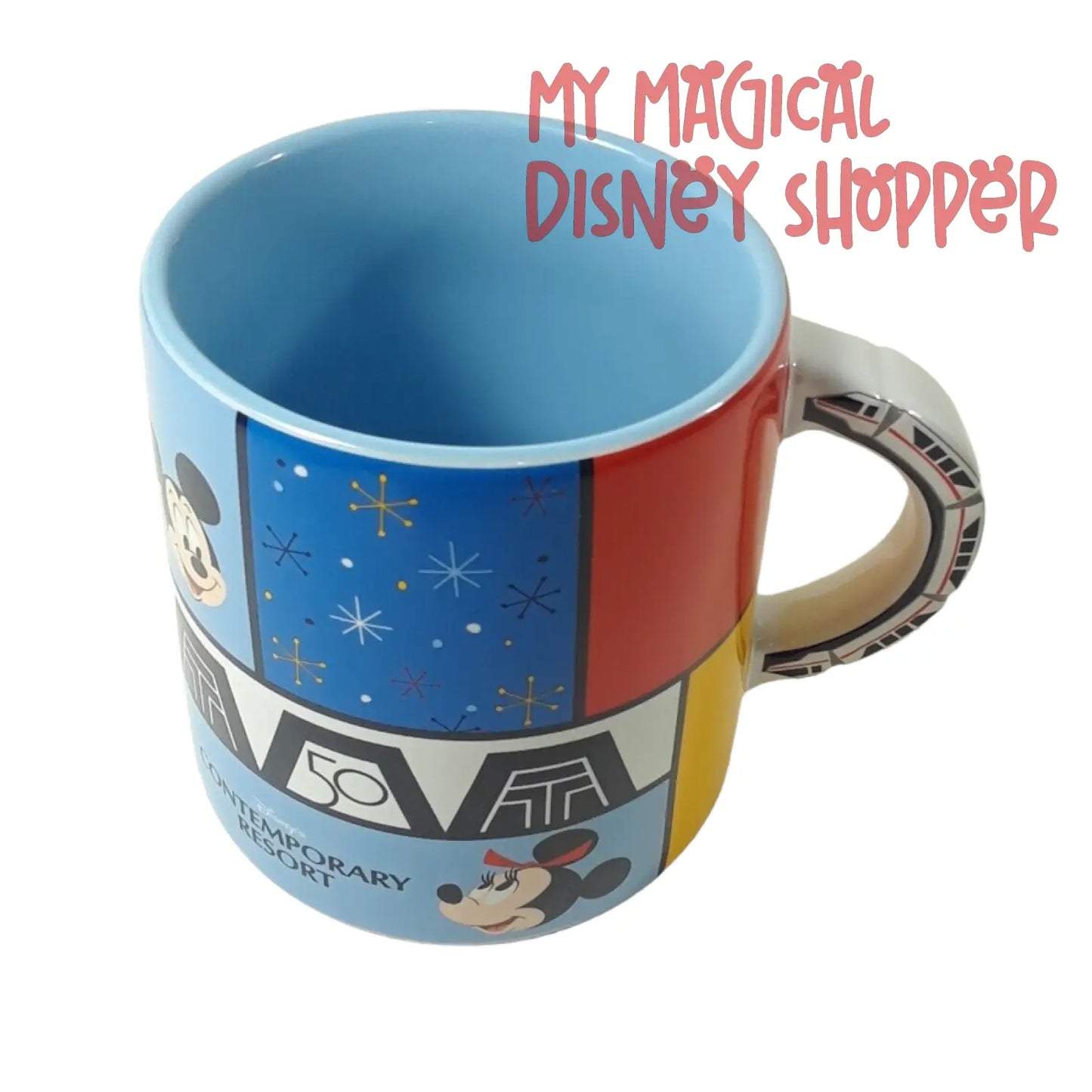 WDW 50th Anniversary Contemporary Resort Monorail Coffee Mug