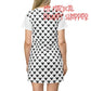White All About that Mouse T-Shirt Dress