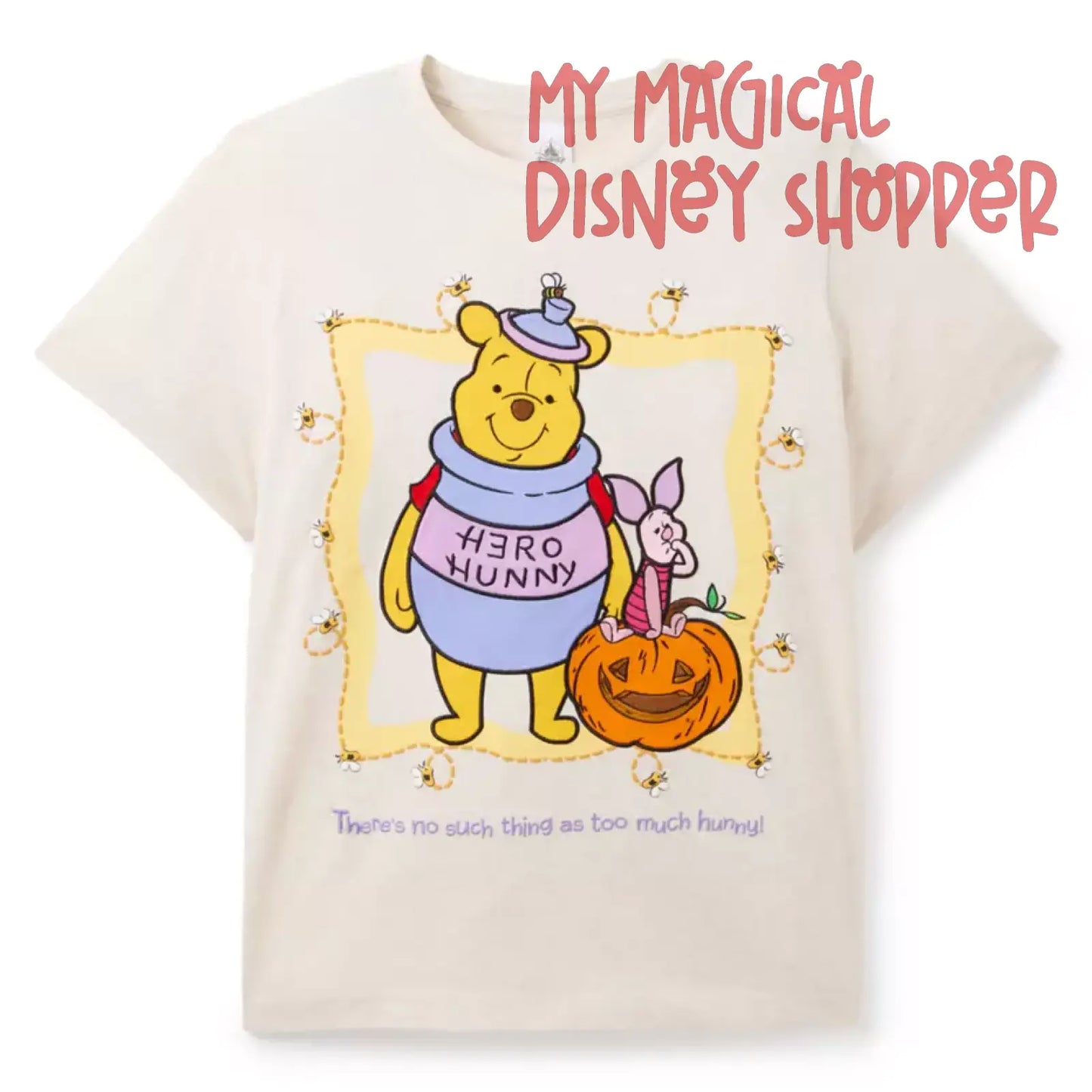 Winnie the Pooh and Piglet Halloween T-Shirt for Women