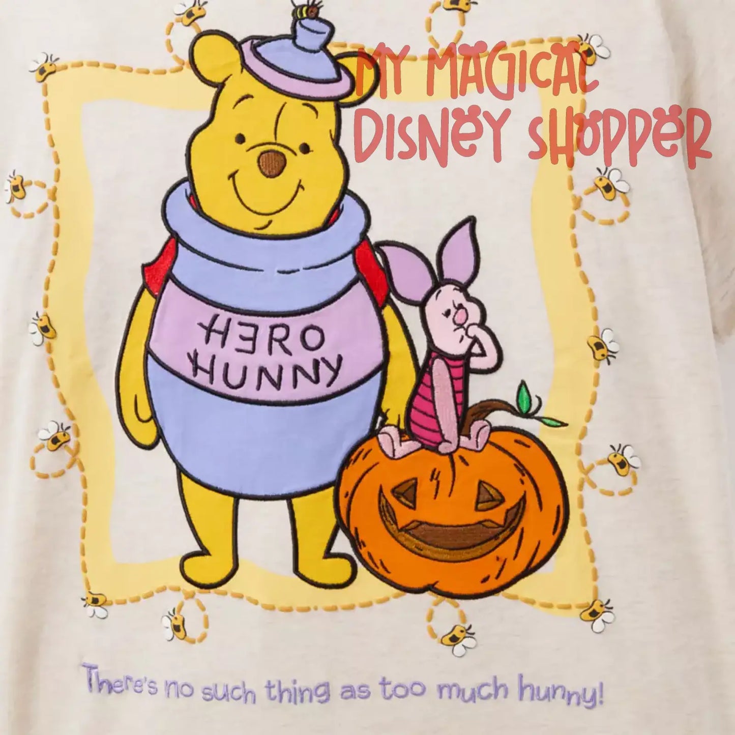 Winnie the Pooh and Piglet Halloween T-Shirt for Women